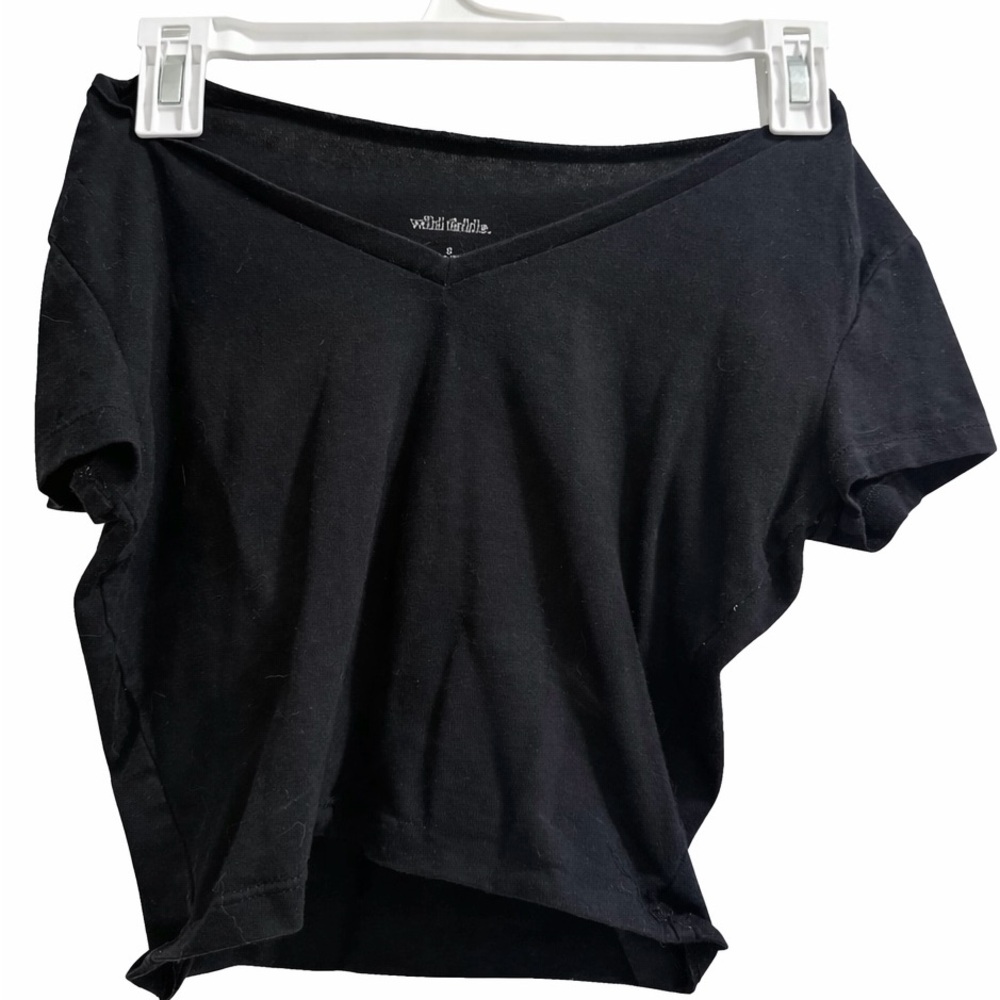 Wild Fable Women's Classic Black Short Sleeve Tee